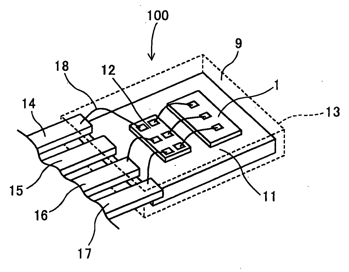 Power semiconductor switching-device and semiconductor power module using the device