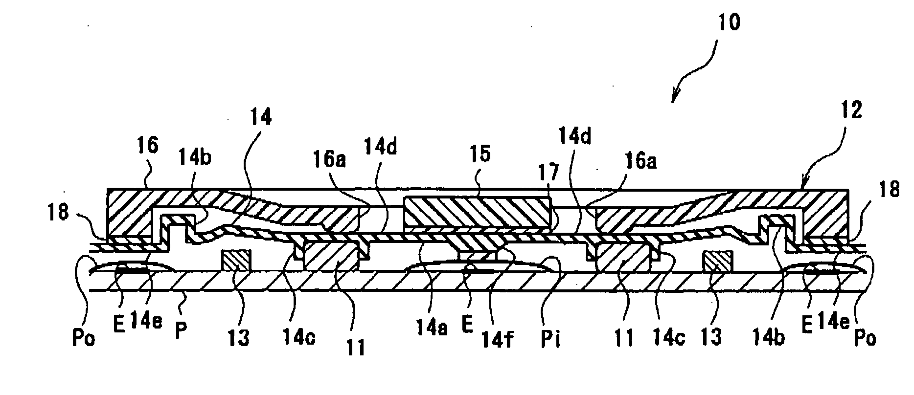 Key sheet for a pointing device and pointing device