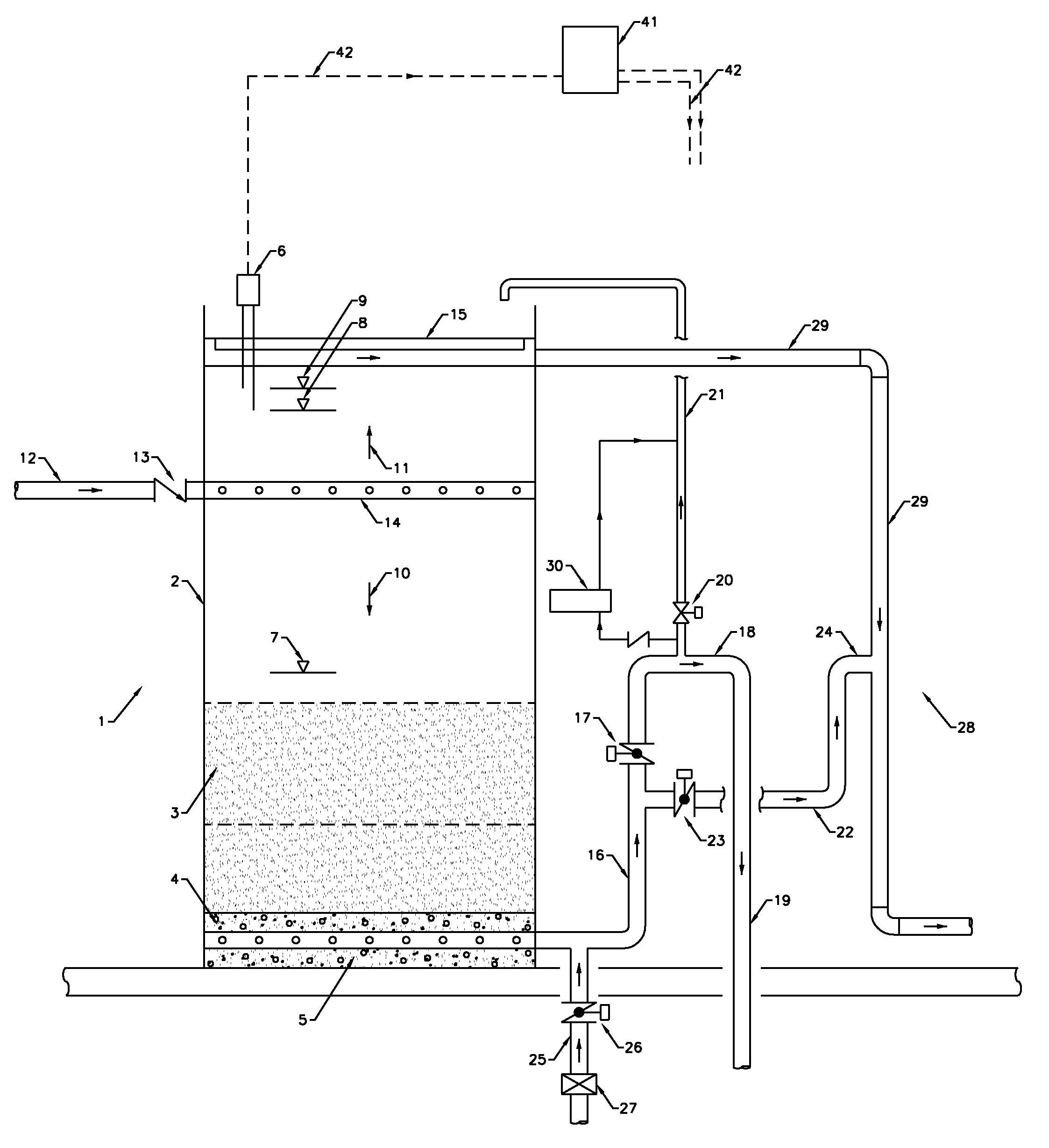 Syphon filtration system