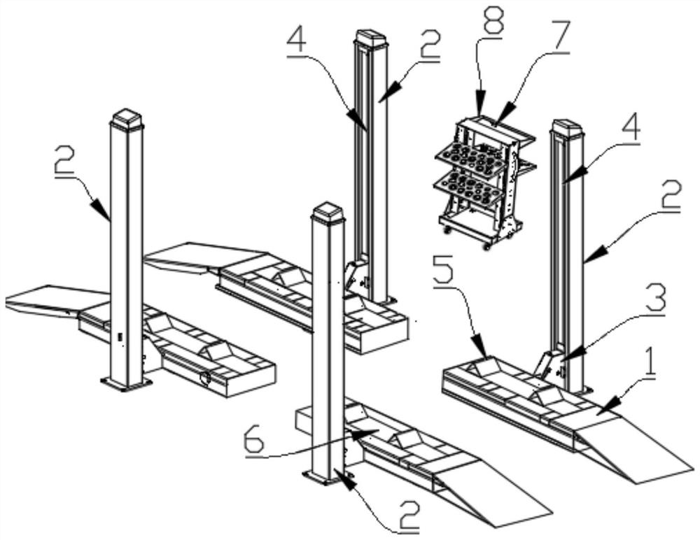 An intelligent identification vehicle chassis condition detection system