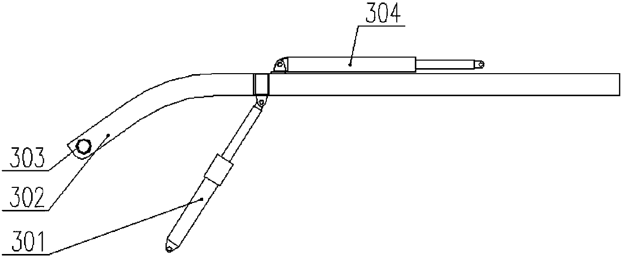 A combine harvester profiling header for harvesting tall stalks and its lodging crops