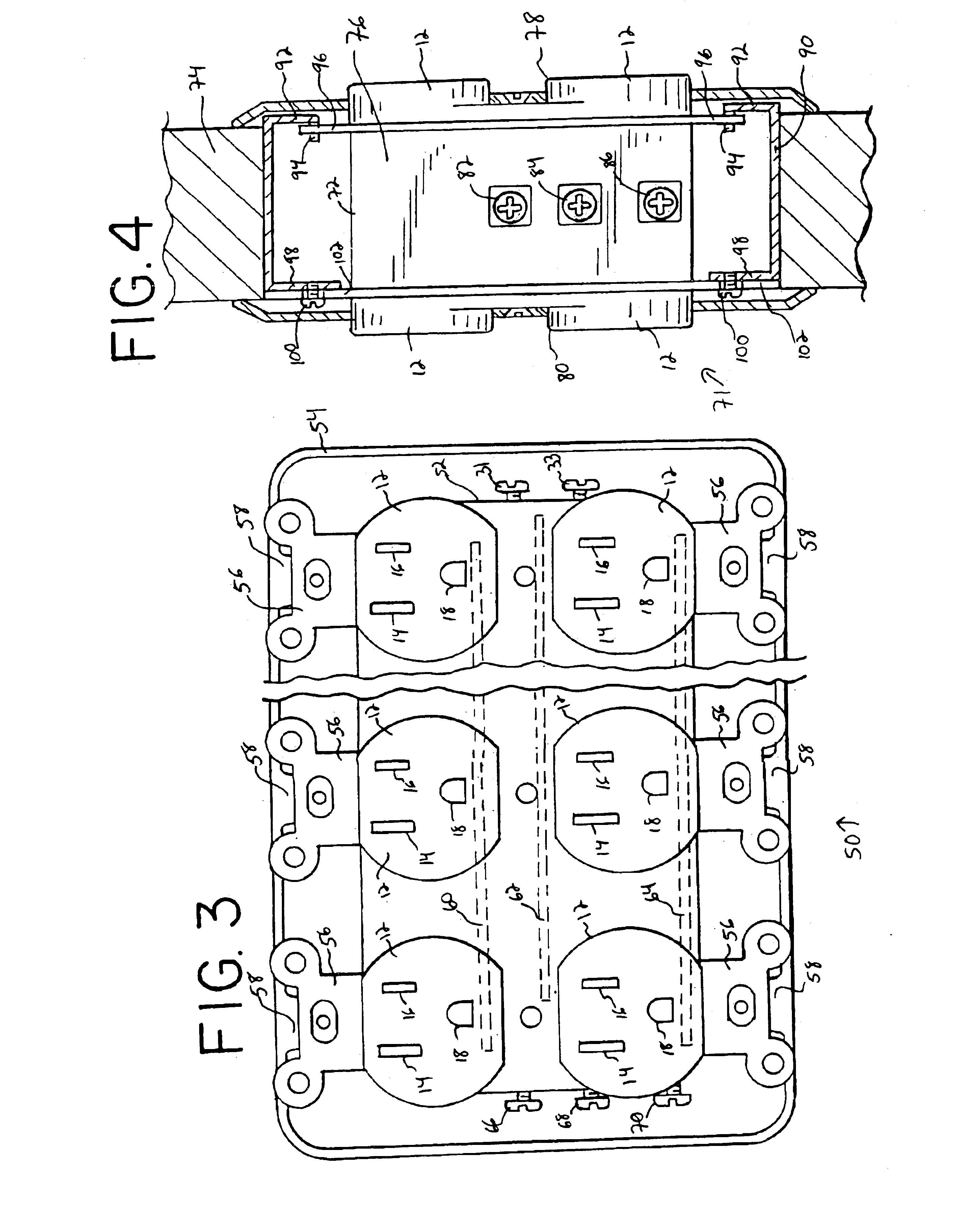 Multiplex electrical receptacle