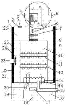 Energy-saving and environment-protecting wall-mounted furnace and application method thereof