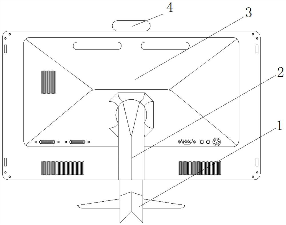 Display structure capable of automatically rotating for shading based on light sensation principle