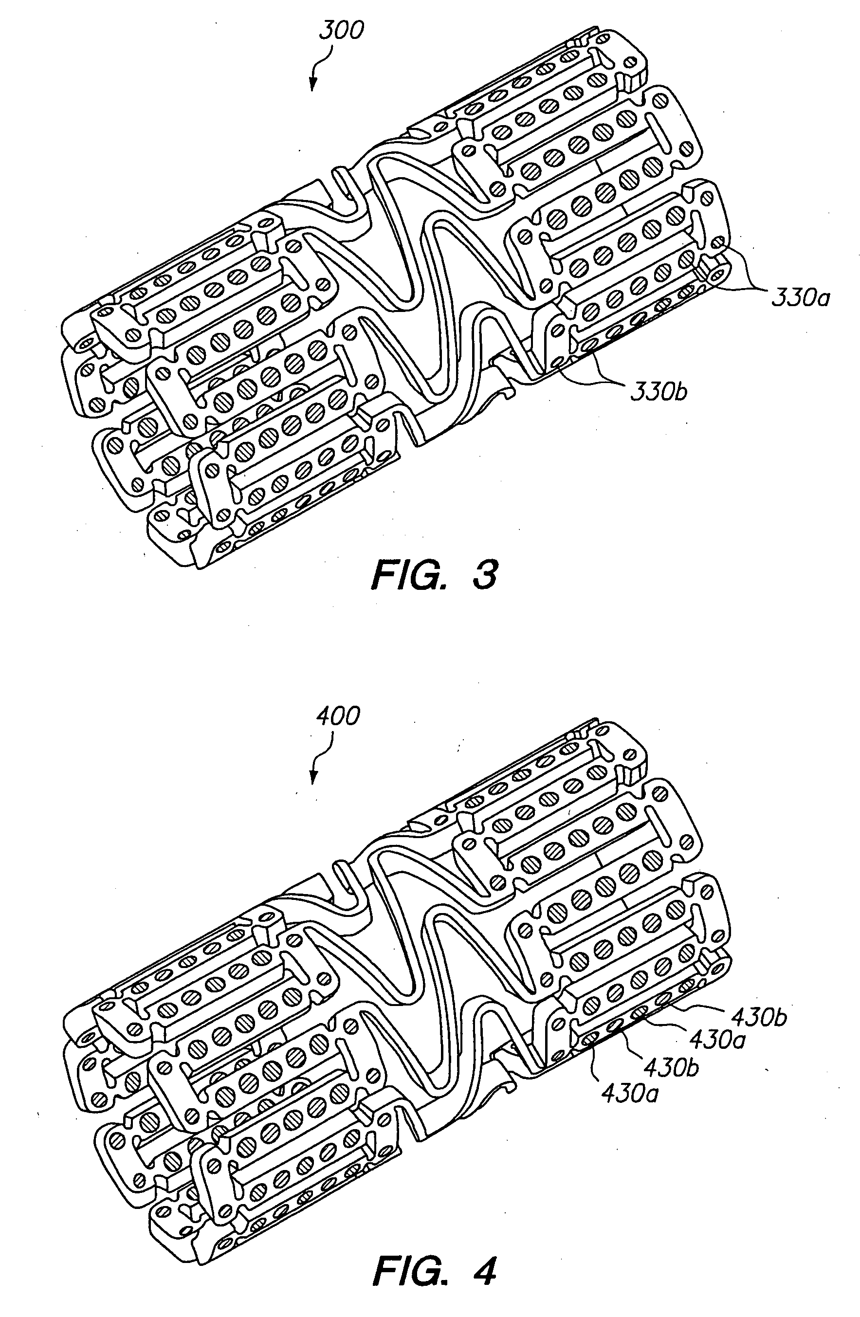 Expandable medical device with openings for delivery of multiple beneficial agents