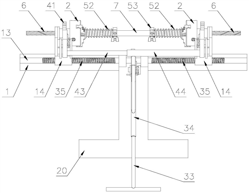 An auxiliary device for crimping and piercing pipes for overhead transmission lines