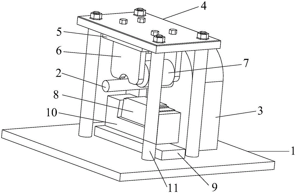 Character rolling device suitable for vibration reducer outer cylinder and vibration reducer outer cylinder character rolling method