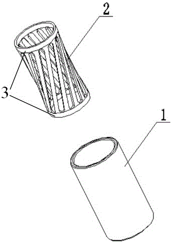 Hyperboloidal high-current spiral contact