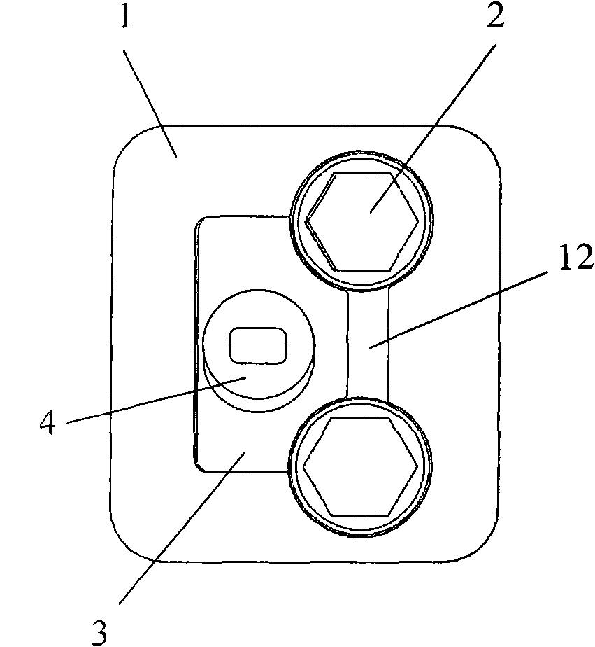 Locking device of anterior cervical vertebra steel plate