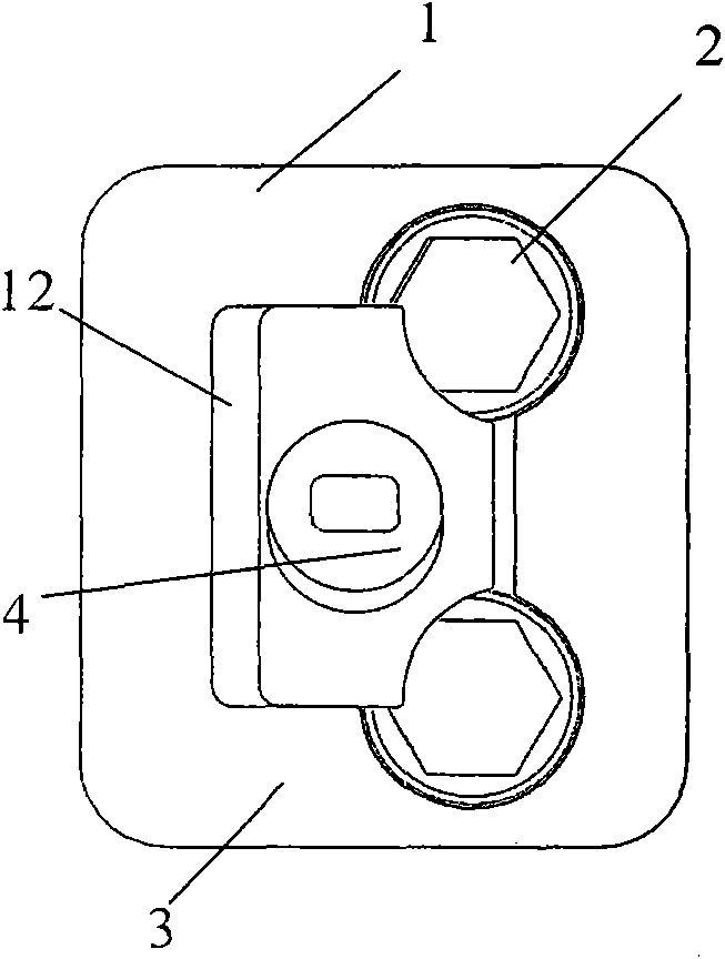 Locking device of anterior cervical vertebra steel plate