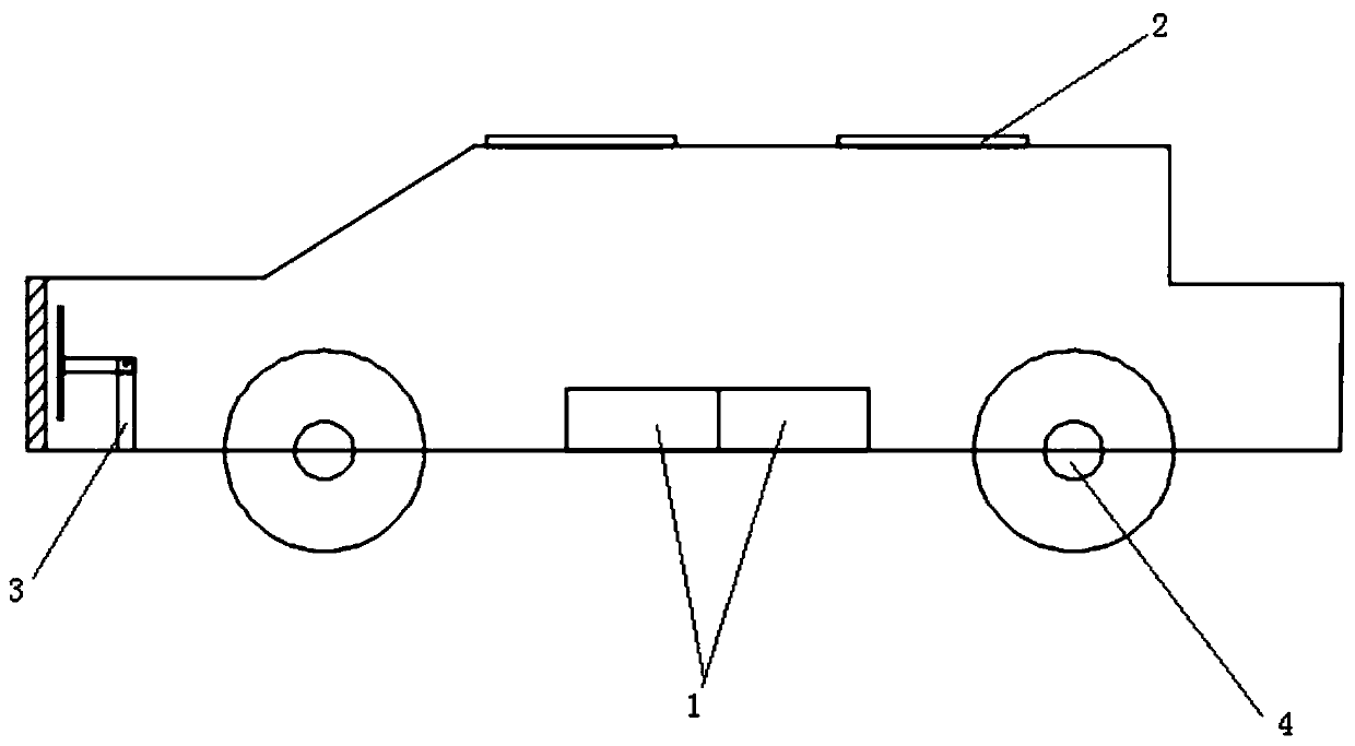 Multiple battery pack electric automobile