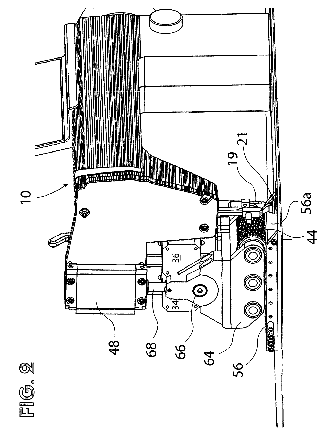 Attachment for sealing seams