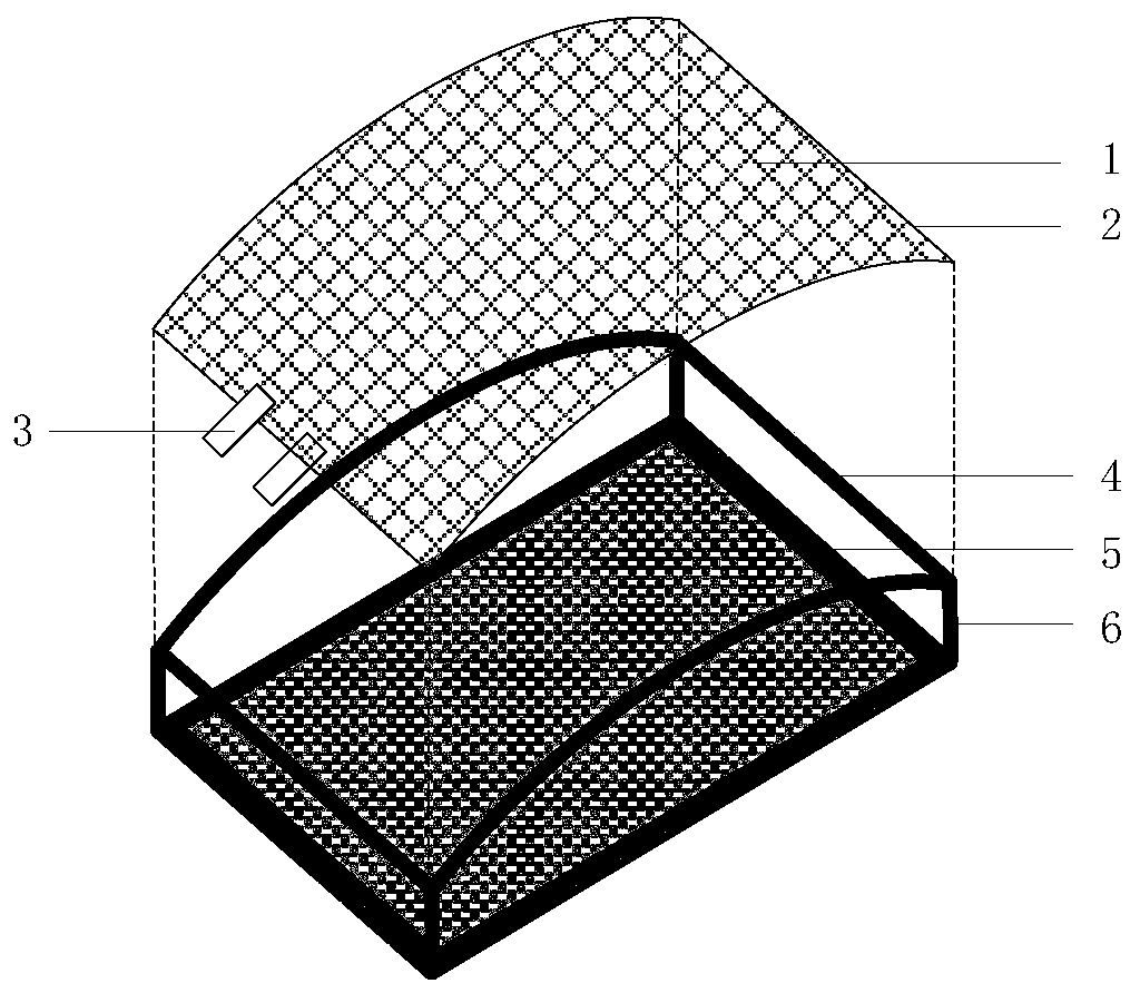 A closed-cavity PVDF film loudspeaker