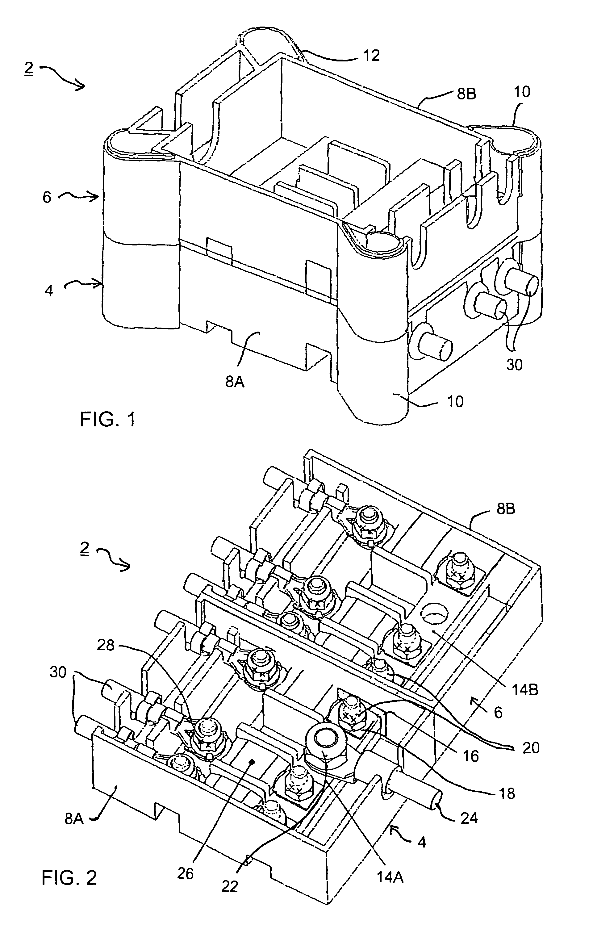 Fuse box for a vehicle