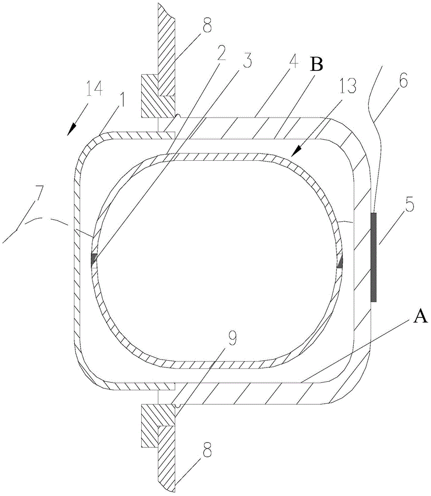 Liquid level sensor and compressor using the same