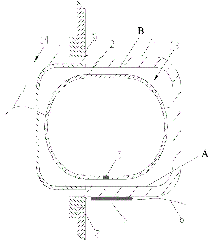 Liquid level sensor and compressor using the same