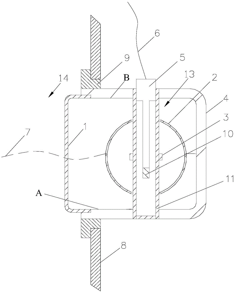 Liquid level sensor and compressor using the same