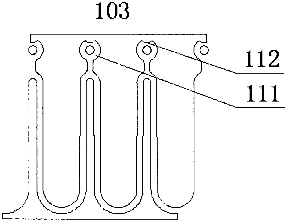 Aortic valve device conveyed by catheter