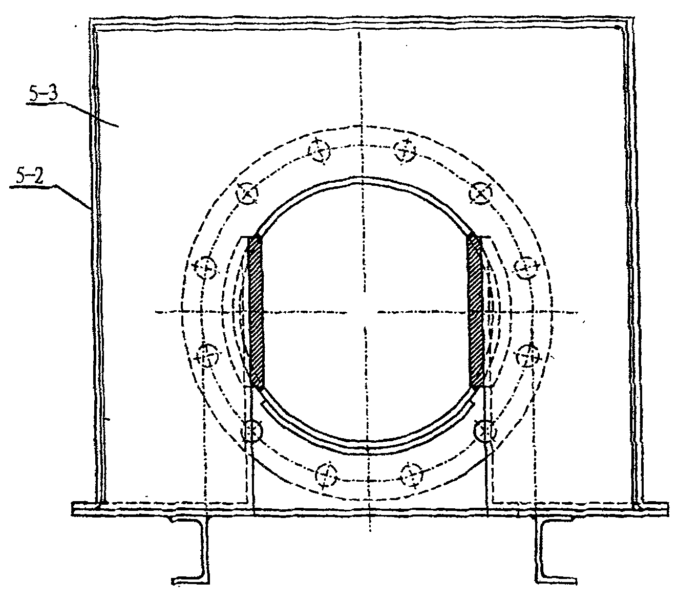 Oil field extraction liquid electromagnetic agglomerating pretreatment device