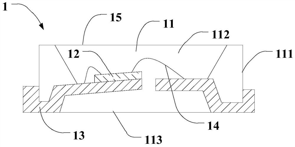 A light emitting diode, backlight module and display device