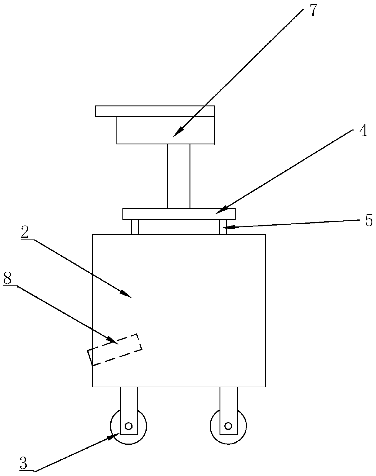 City road detecting robot system