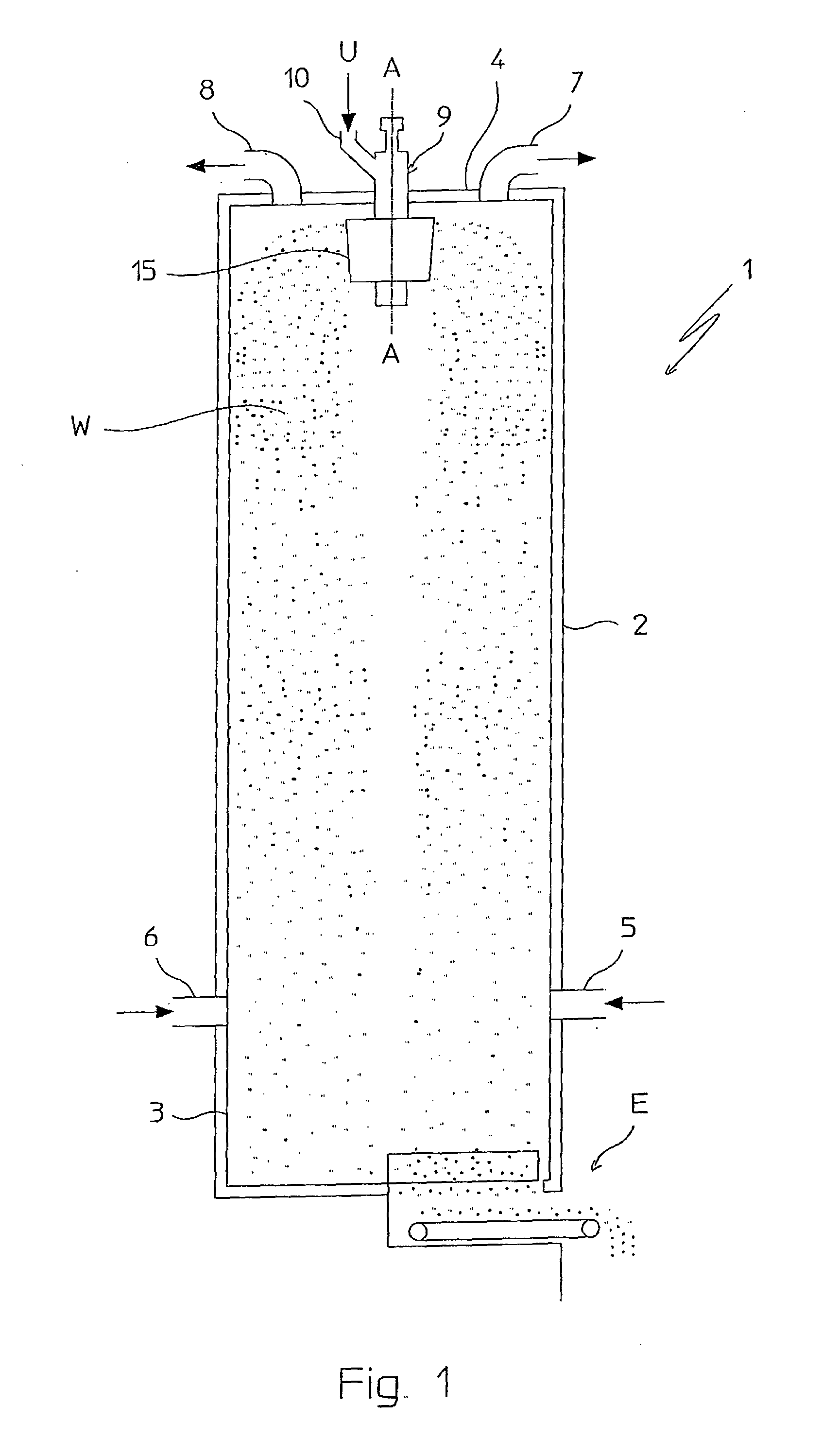 Vibrating prilling bucket for granulation of a fluid substance