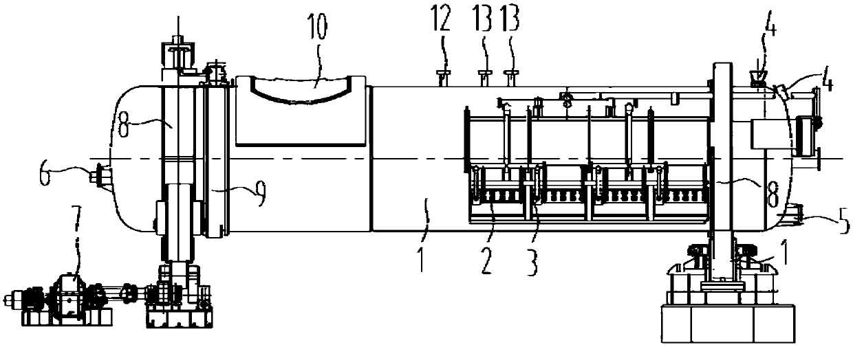 Rotary-type side-blown copper smelting furnace and copper smelting method