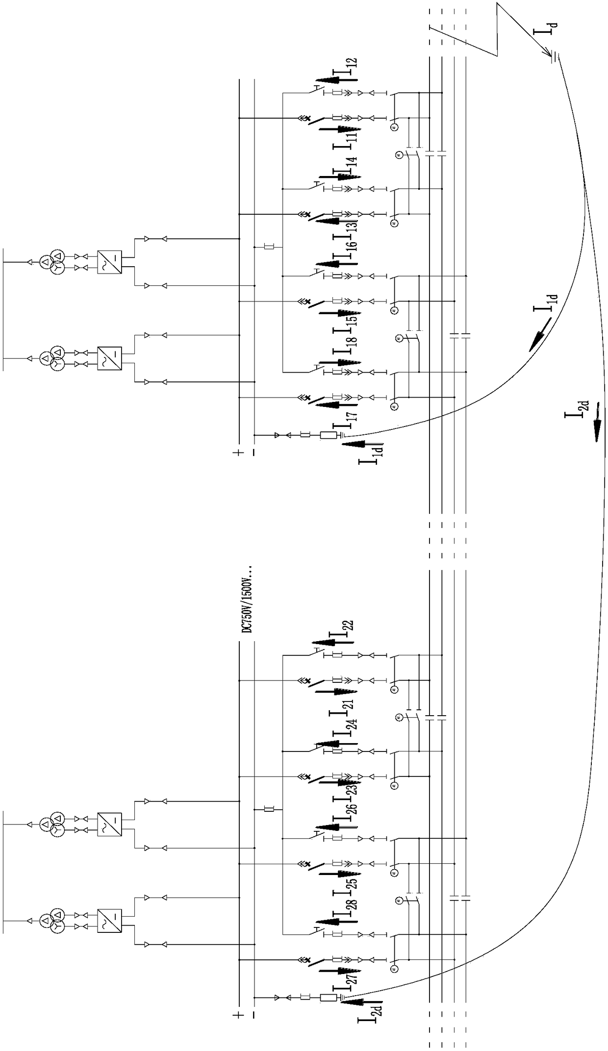 Protection method and device for direct-current suspension power supply system