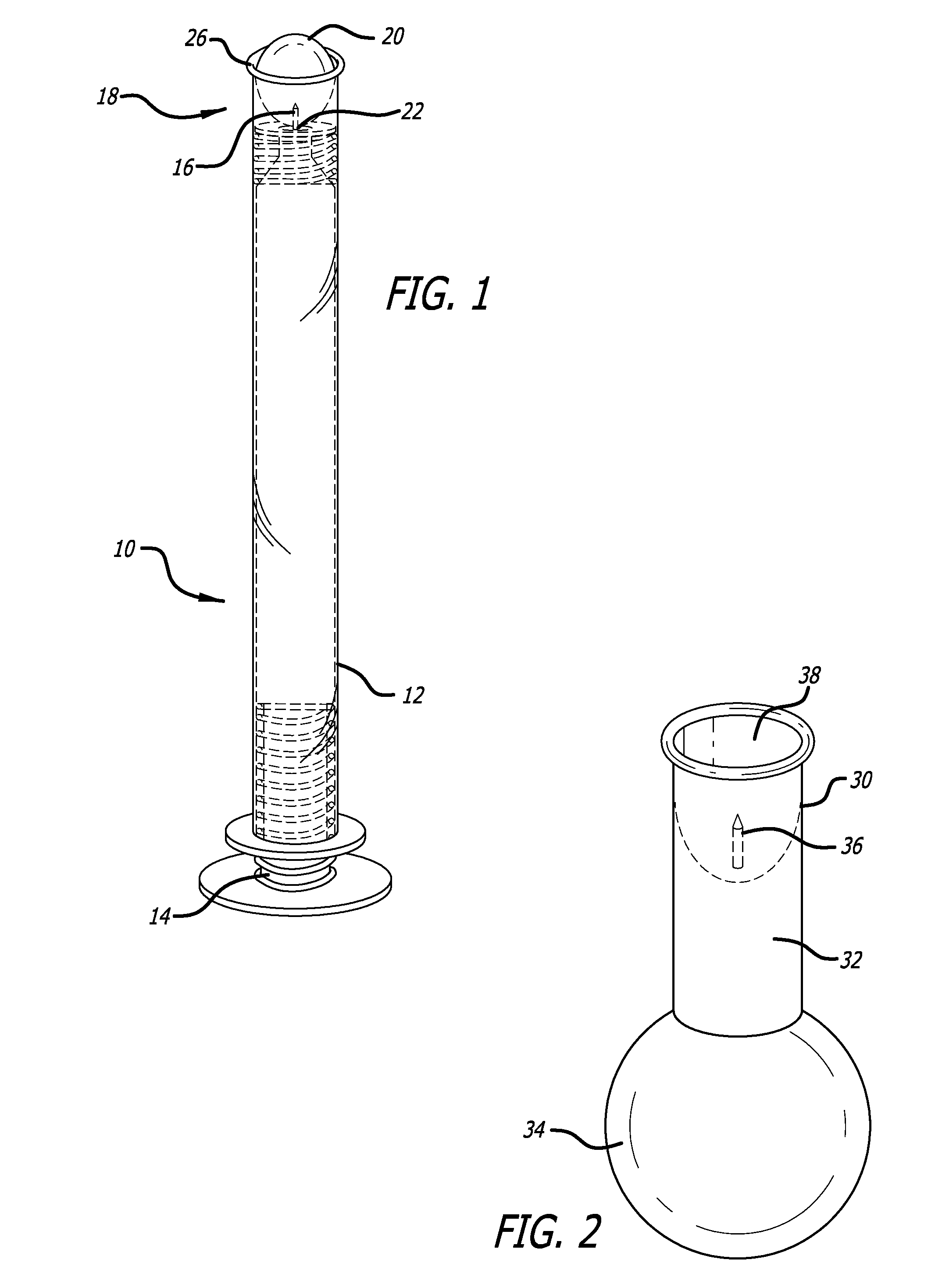 Device and method for inserting lubricating capsule