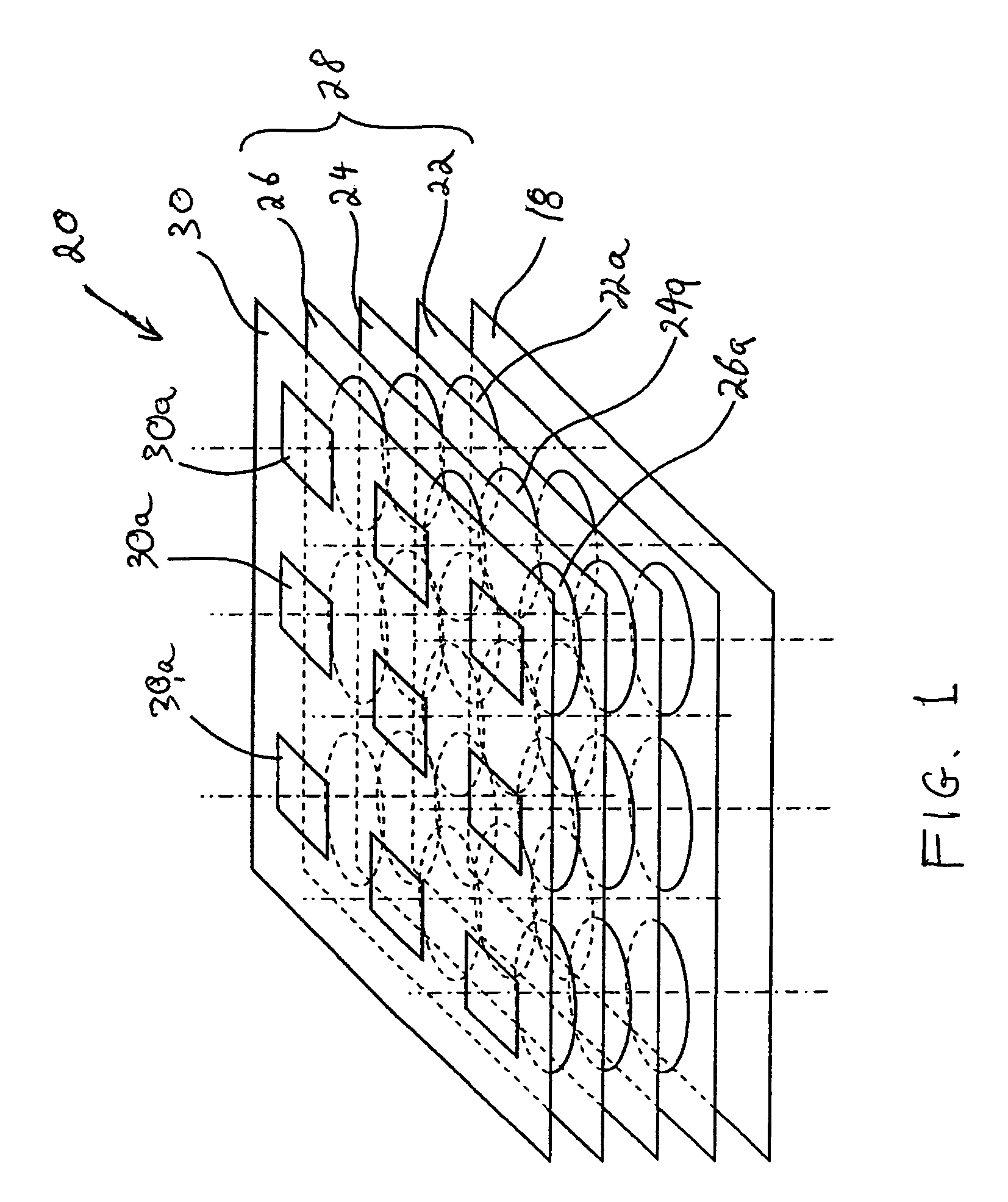 Large-area imaging by concatenation with array microscope