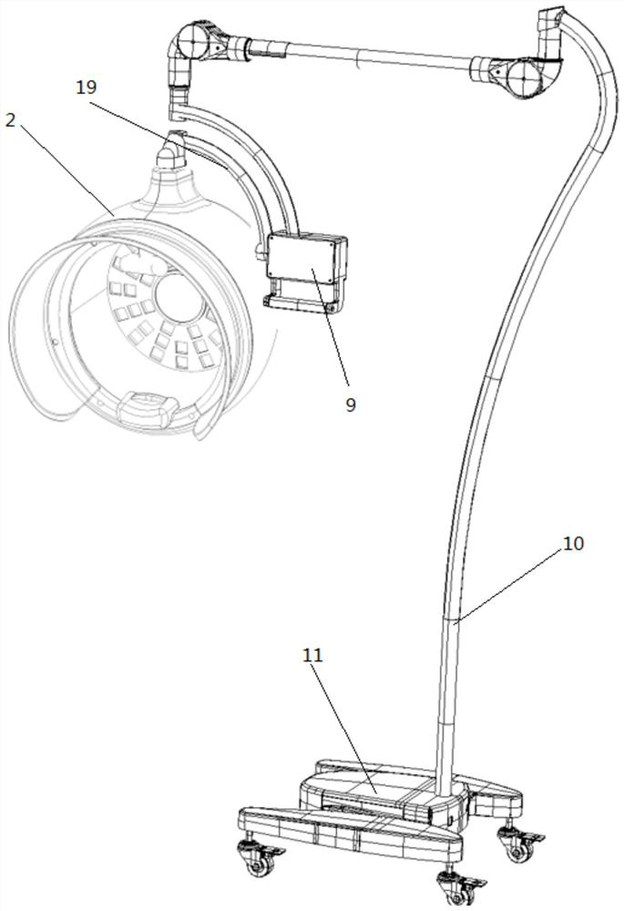 Intelligent detection method for head hair transplanting area and head auxiliary detection system