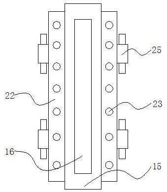 A monitoring device with a protective structure for rotating machinery in a radiation environment