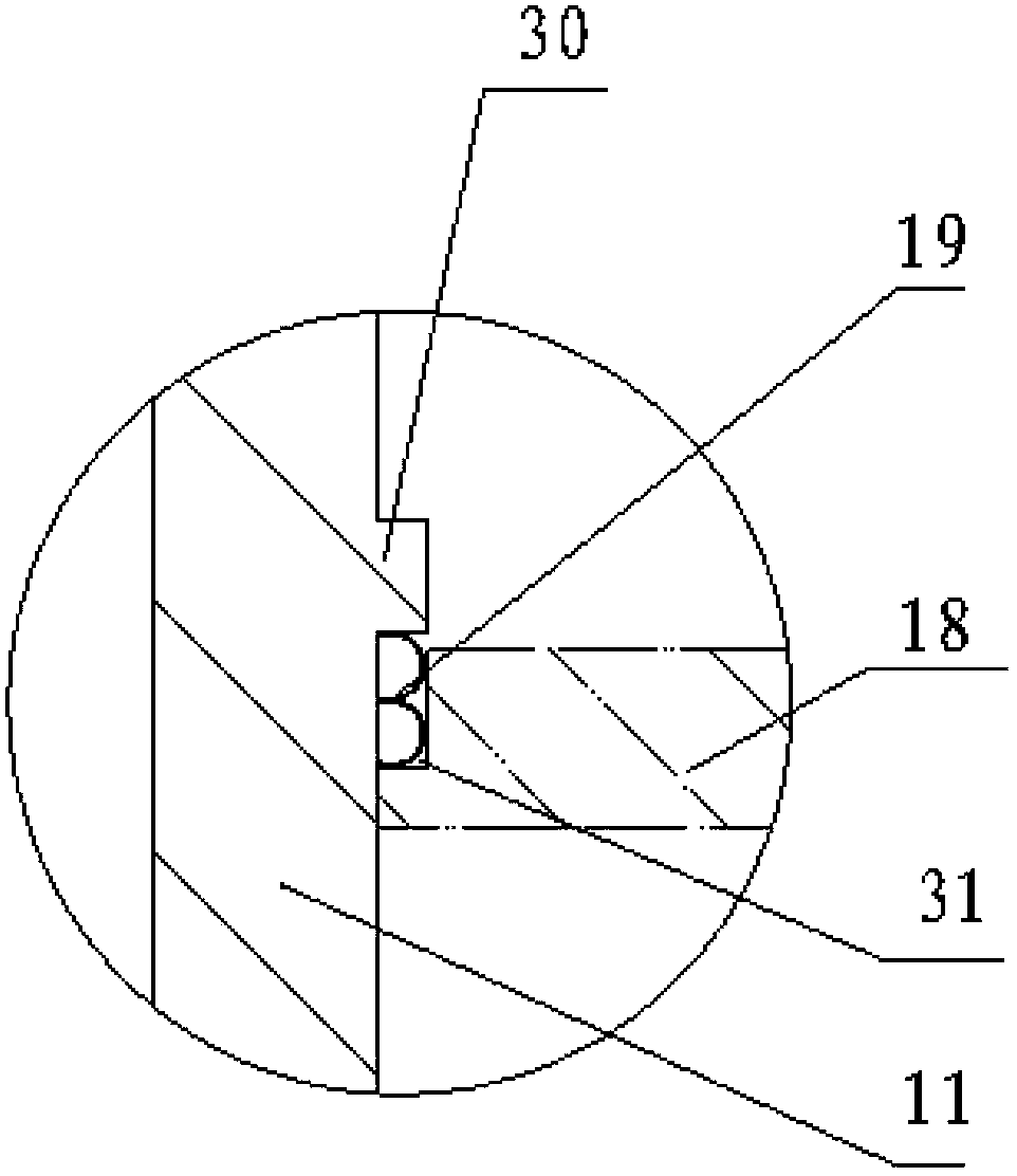 Split-type integral pressurized water reactor with down-suspended basket