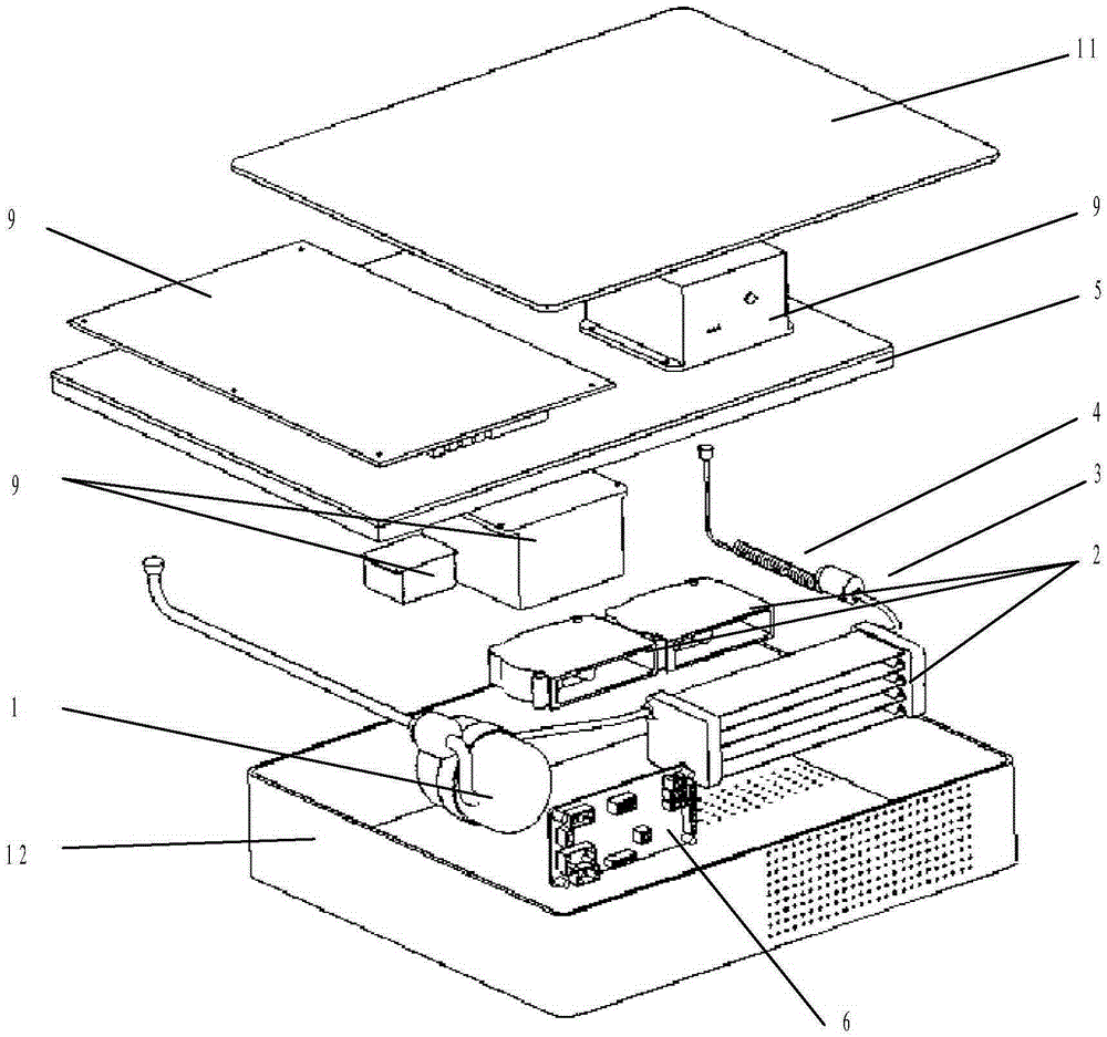 Small-sized compression refrigerating system based on micro-channel heat exchanger