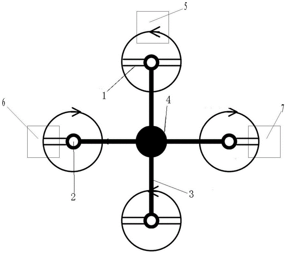 A multi-image-based quadrotor aircraft stabilization system and method