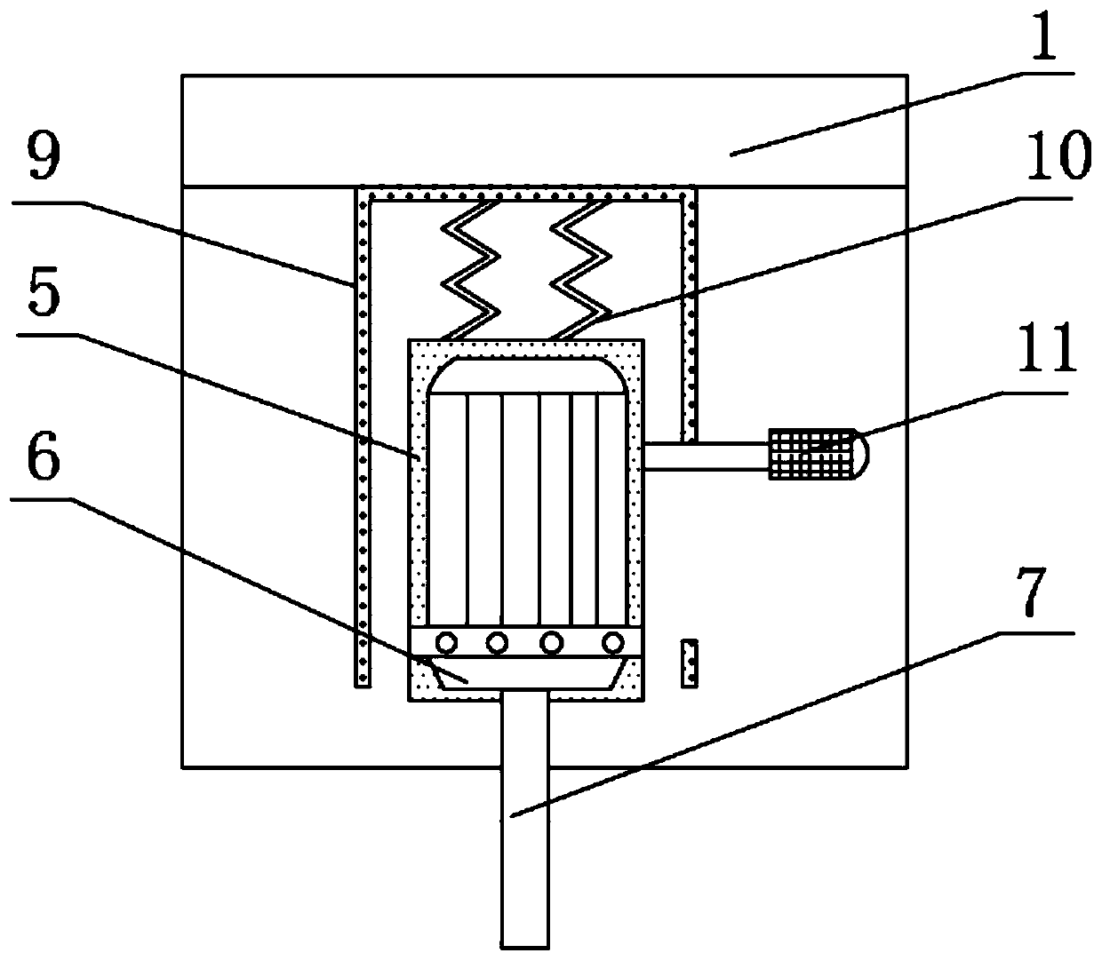 Agricultural planting digging device with sprinkling function