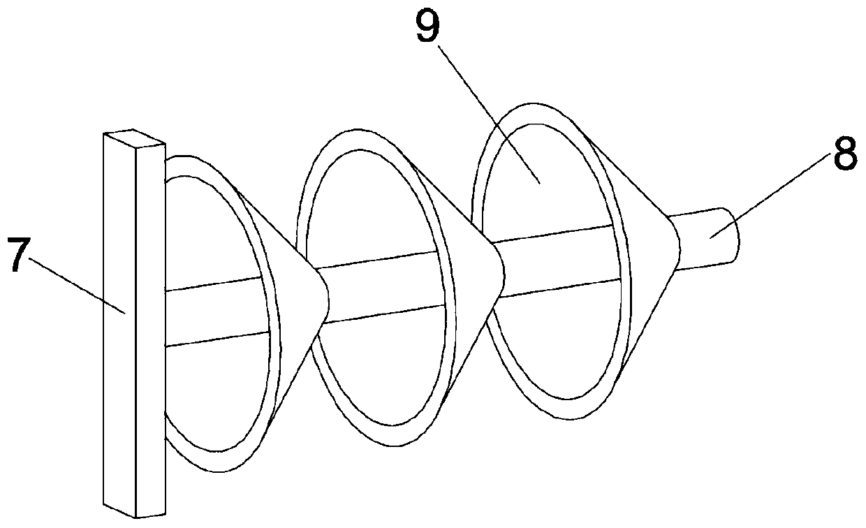 Dust removal device for mining equipment