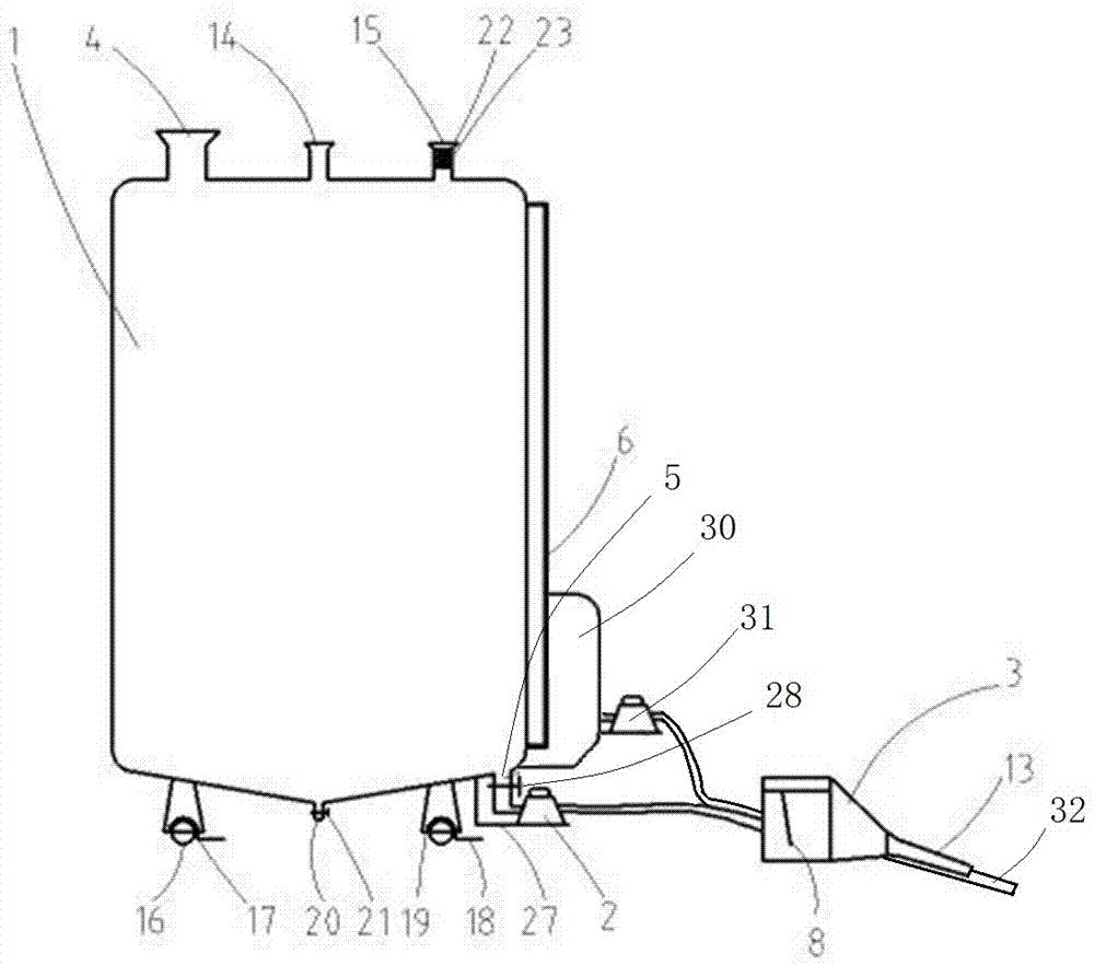 Automatic oil absorbing and oil changing equipment