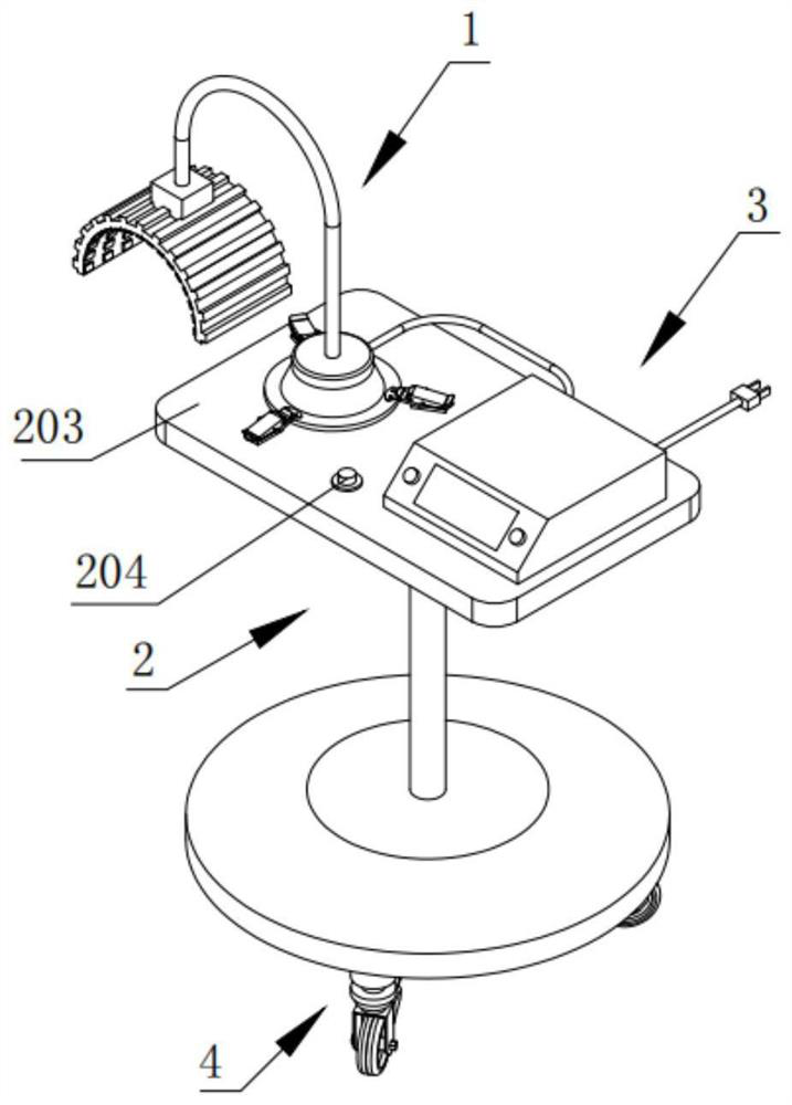 Annular LED light source and body local irradiation equipment