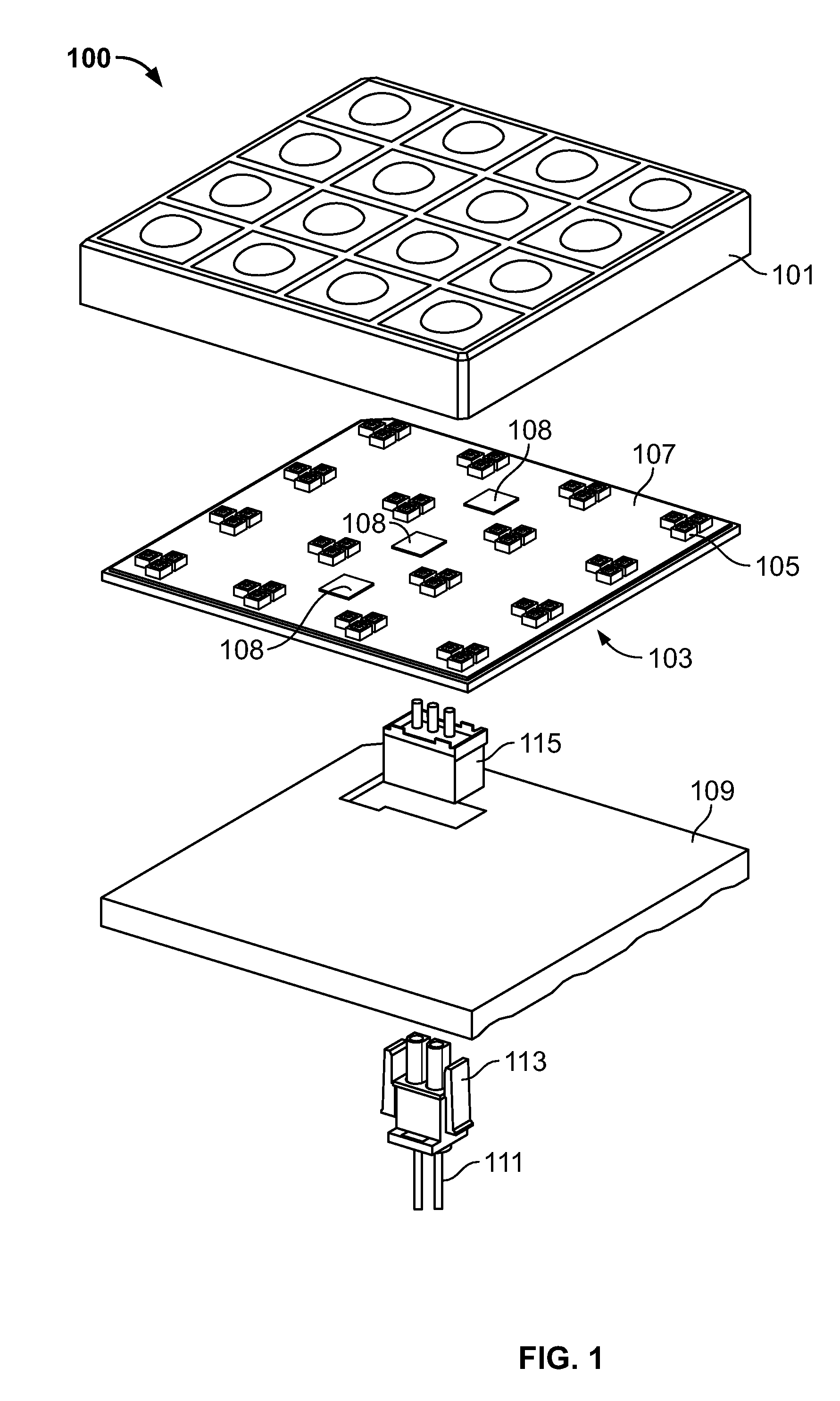 Wireless controlled light emitting assembly