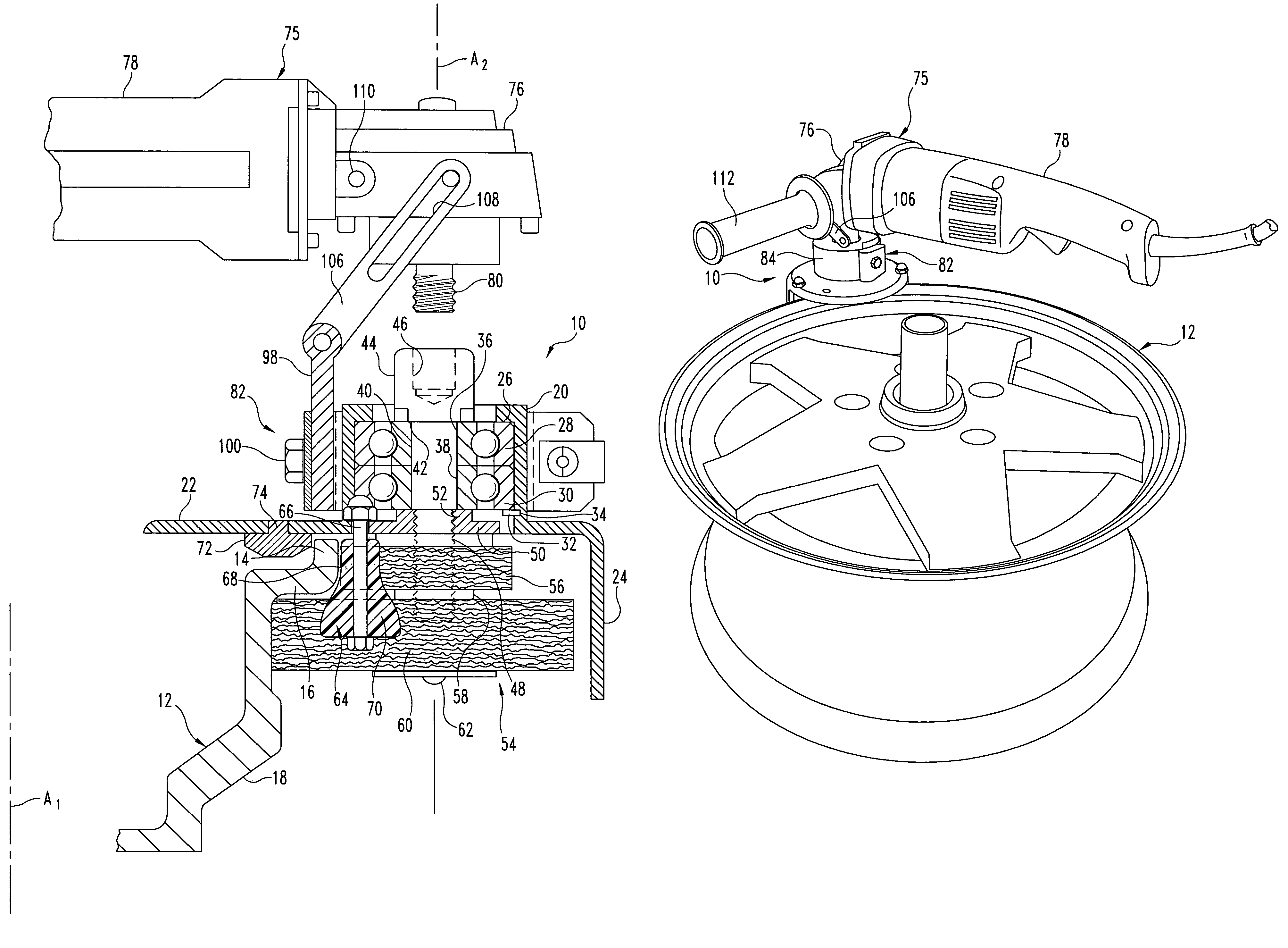 Rim cleaning apparatus