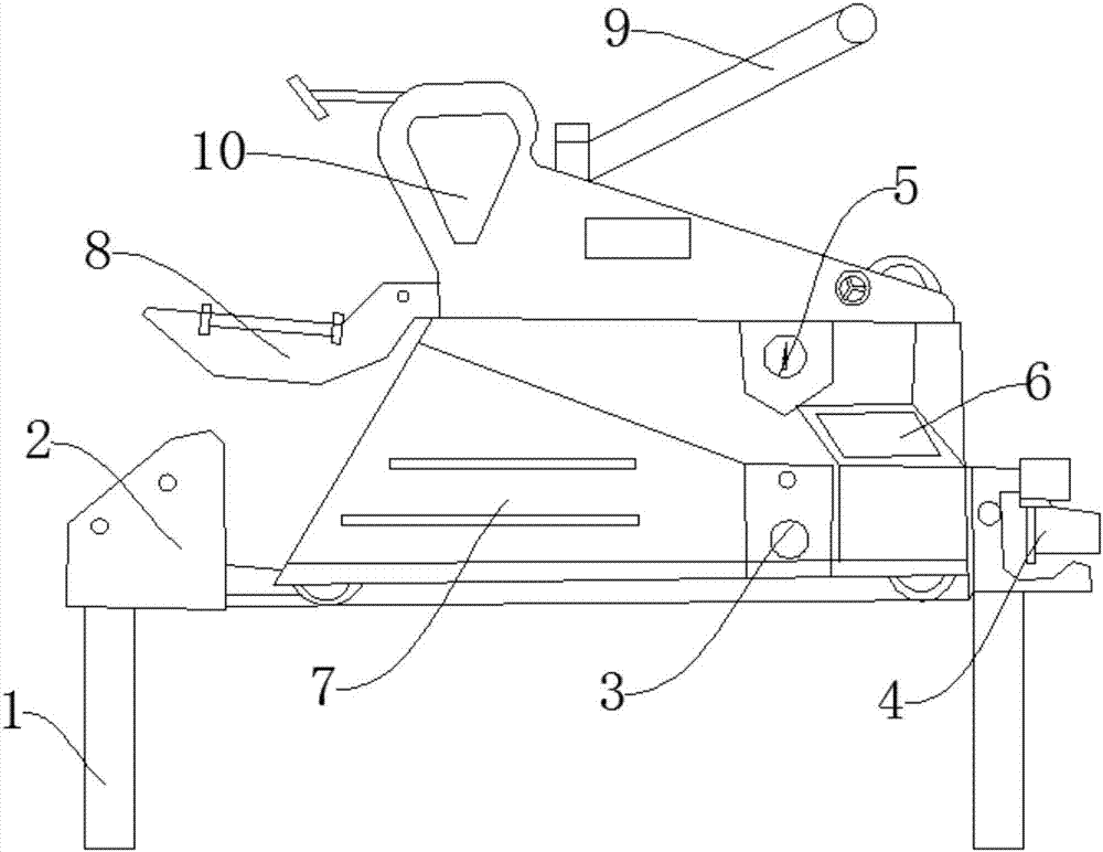 Automatic cloth spreader used for production of garment material