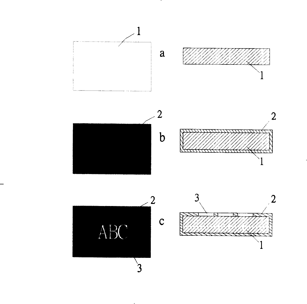 Method for coloring pattern or character on surface of aluminum alloy material and product thereof