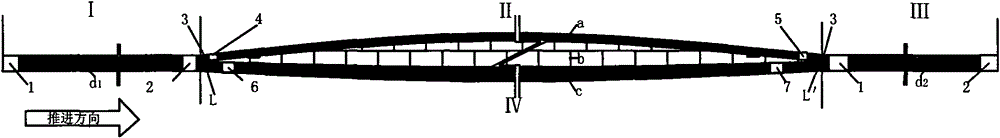 Method for carrying out comprehensive mechanical coal mining and continuous propulsion mining on split and merged coal beds