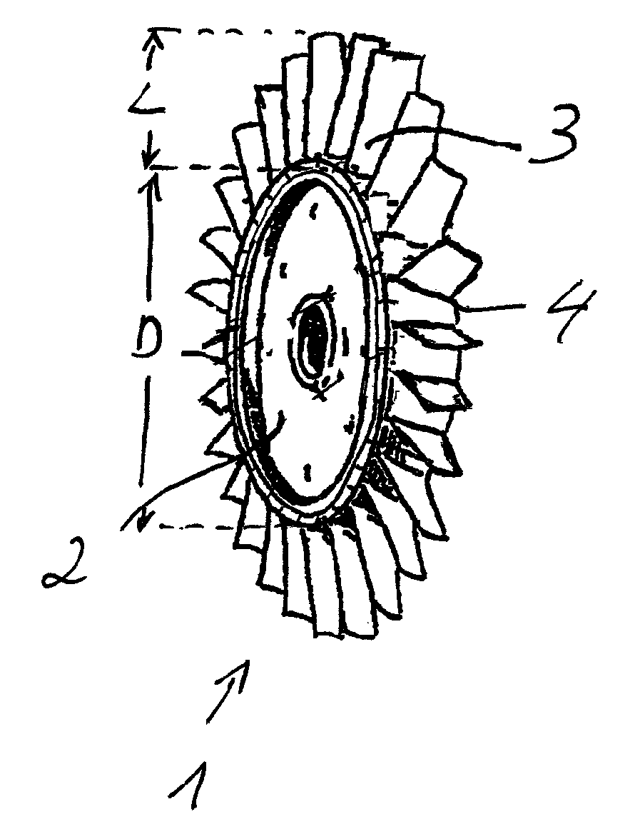 Dual blisks in the high-pressure compressor