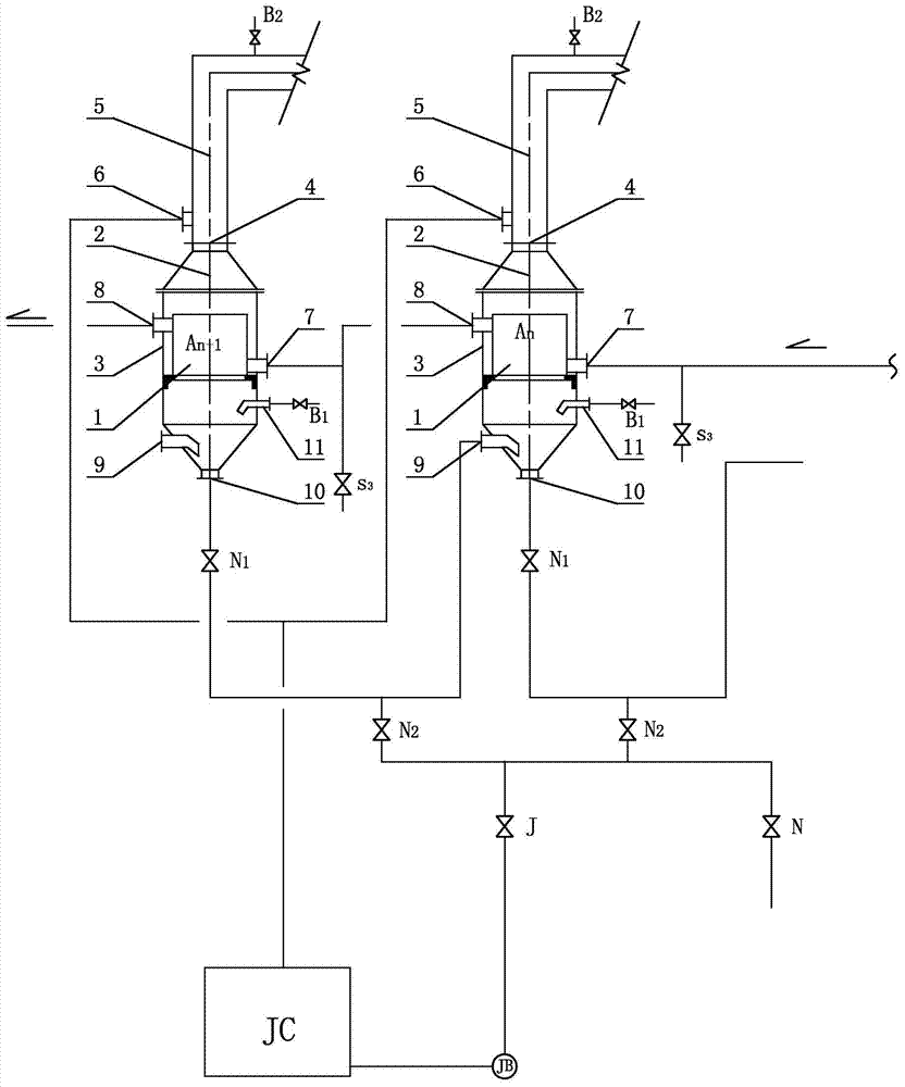 Plate type preheater for acid bath, flash evaporation device of plate type preheater for acid bath and alkaline cleaning process