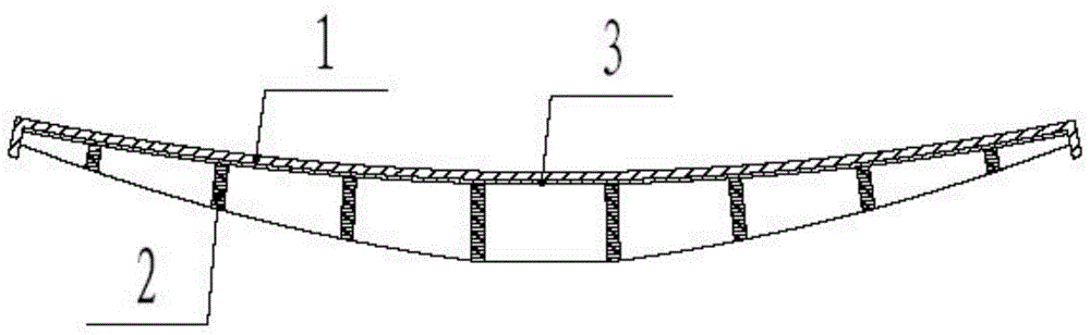 A method for manufacturing a large-diameter high-precision composite material antenna surface