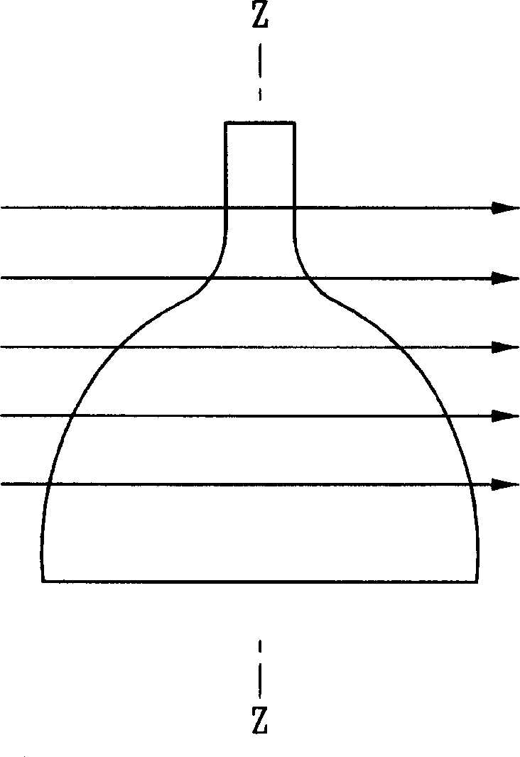 Internal shield and cathode-ray tube containing it