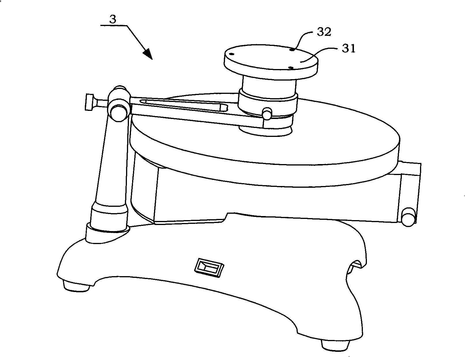 Indexing mechanism of optic fiber gyroscope teaching experiment north seeker