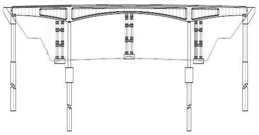 A construction method for rapid demolition of an overpass